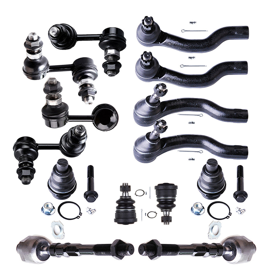14pcs Complete Front & Rear Suspension Kit For 2005-2012 Nissan Pathfinder