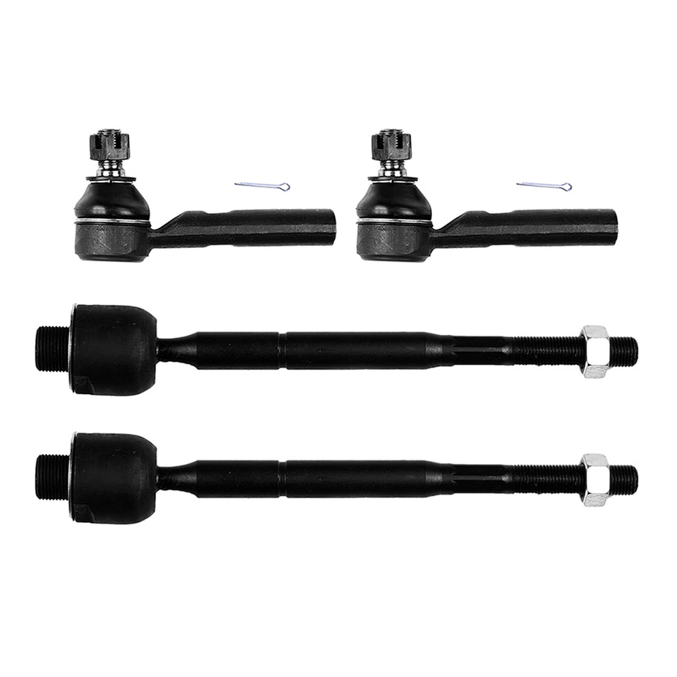 Front Steering Inner & Outer Tie Rod End Suspension For 2003-2009 Toyota 4Runner