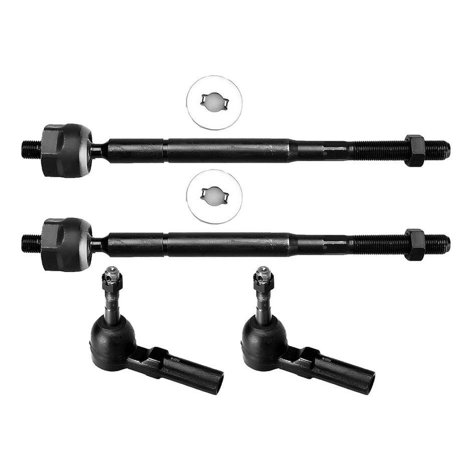 Front Steering Inner & Outer Tie Rod End Suspension For 2005-2015 Toyota Tacoma