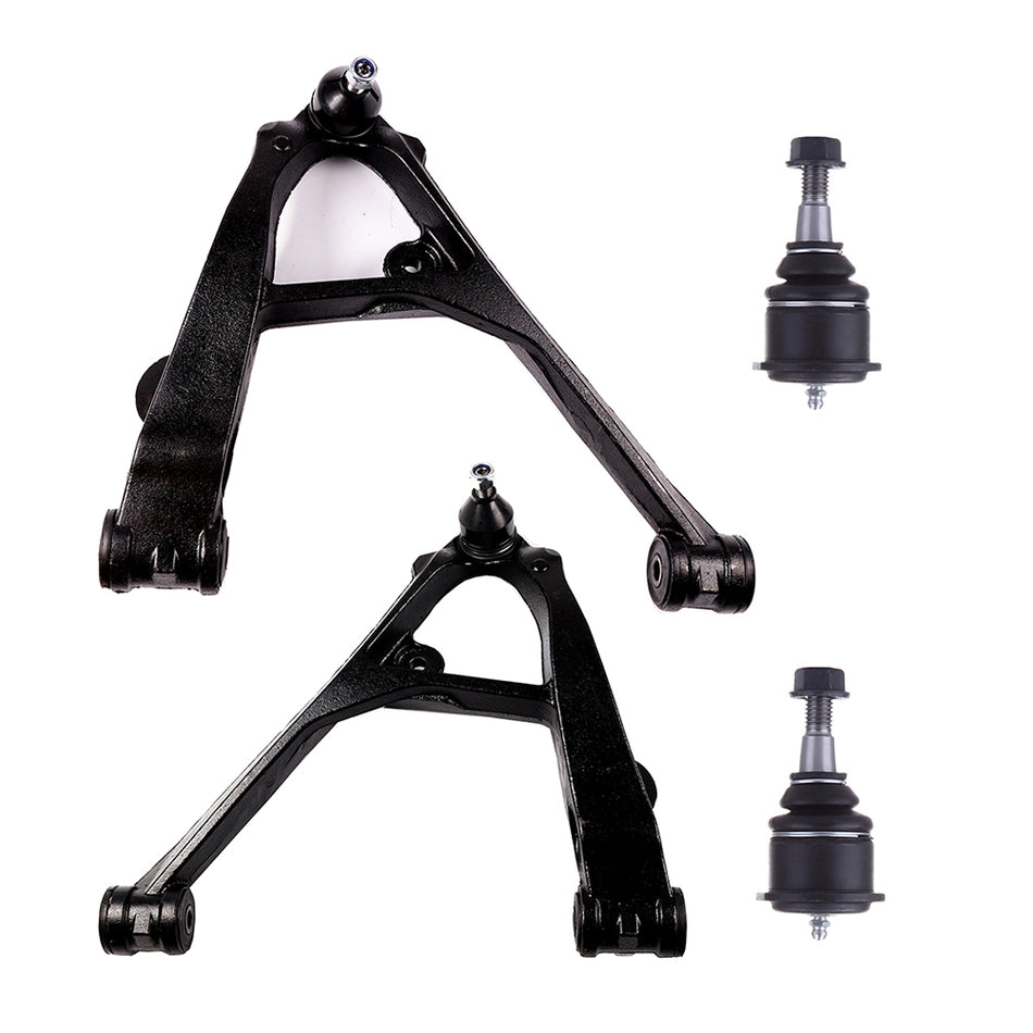 Lower Control Arms Upper Ball Joints For 04-06 GMC Sierra 1500 01-06 GMC Yukon