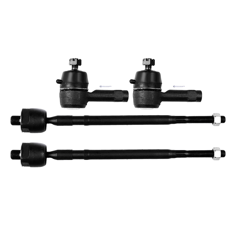 Inner Outer Tie Rod End Links 02-07 Mitsubishi Lancer 93-02 Mitsubishi Mirage