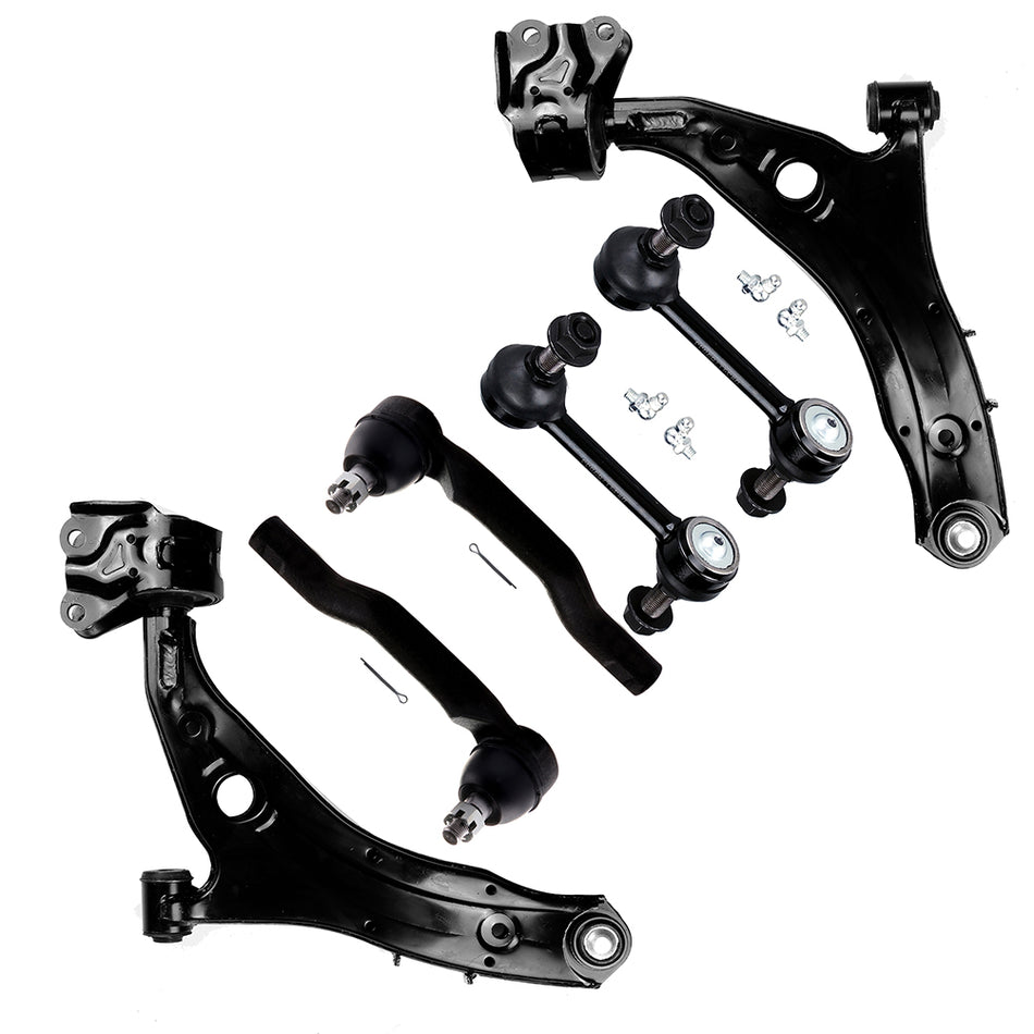 6pcs Complete Control Arm Front Suspension Kit For 2007-2014 Ford Lincoln