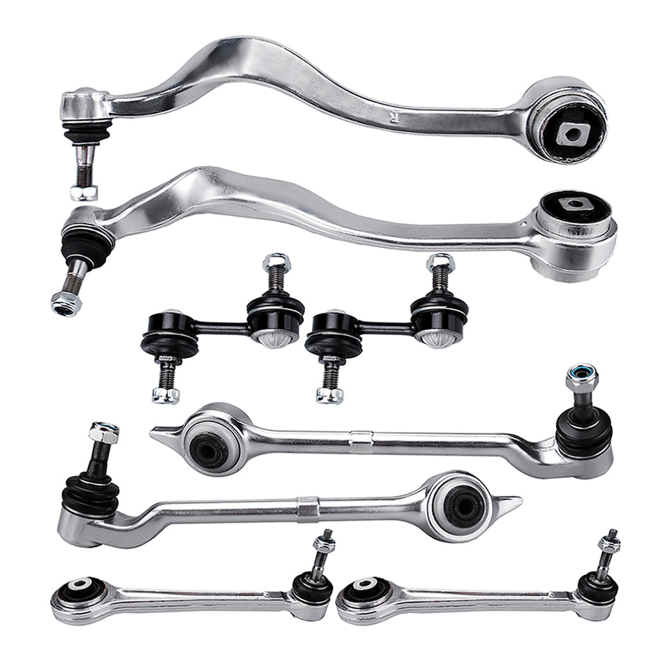8pcs For 1997-2002 03 BMW 525i 528i 530i Front Rear Control Arms Sway Bar Links