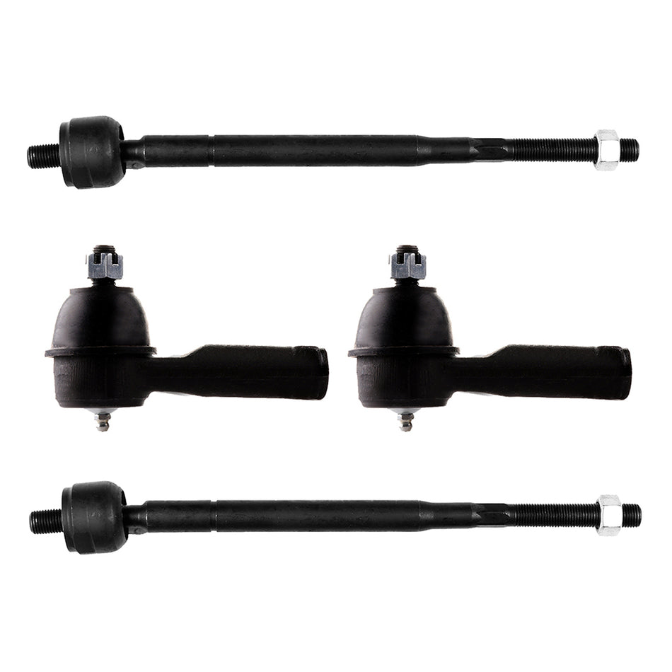 For 1999-2004 Honda Odyssey 4PCS Front Inner and Outer Tie Rod Links Steering