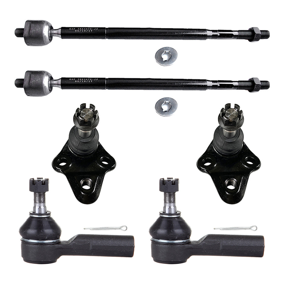 Front Lower Ball Joints Steering Tie Rod End For 2003 04 05 06-2008 Pontiac Vibe
