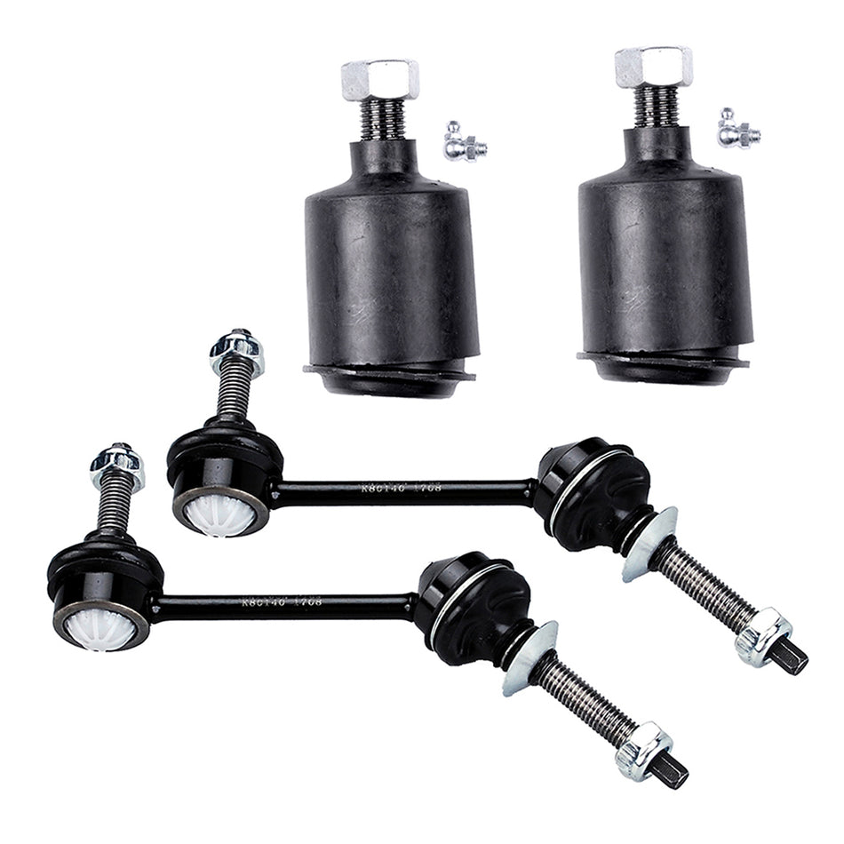 Front Ball Joints Sway Bars For 03-11 Lincoln Town Car Mercury Grand Marquis 4Pcs