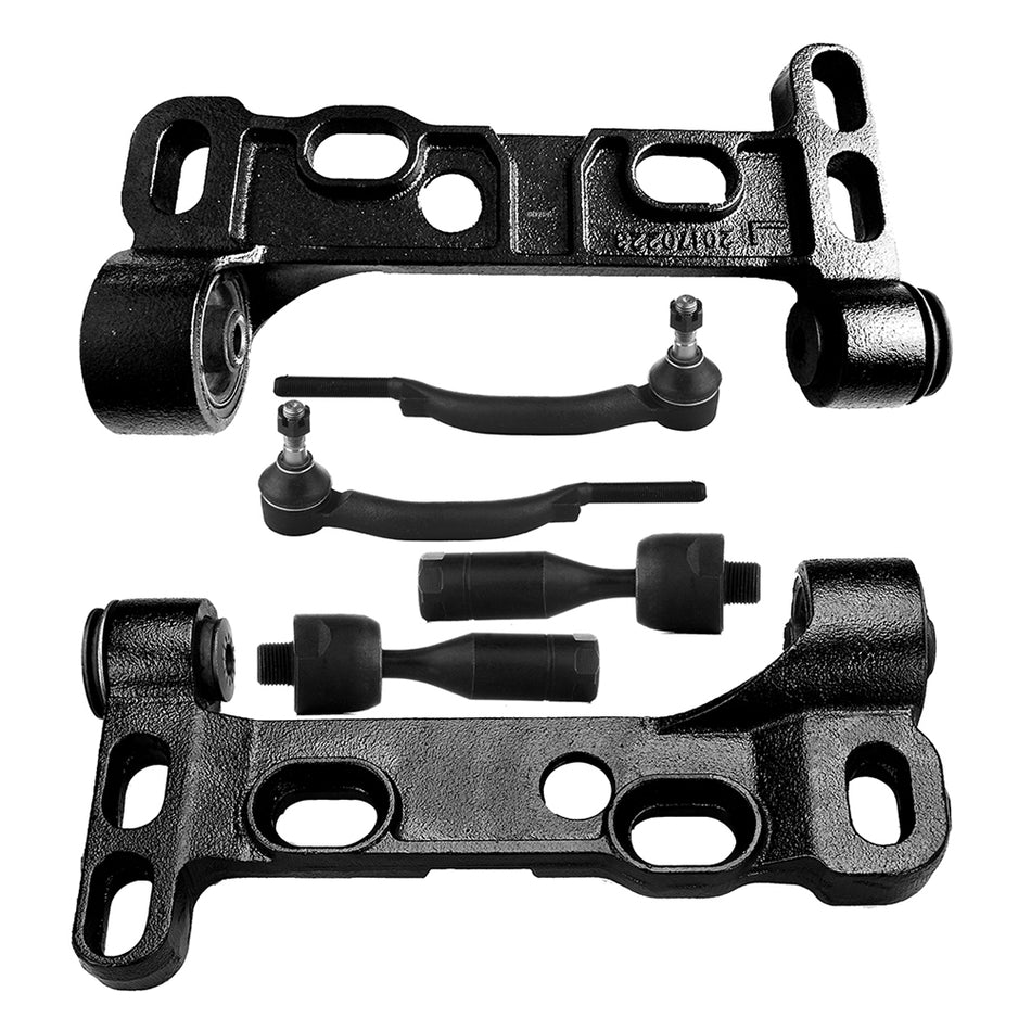 6pcs Control Arm Support Bracket Tie Rod For Saab 9-7x 2005 2006 2007 Suspension