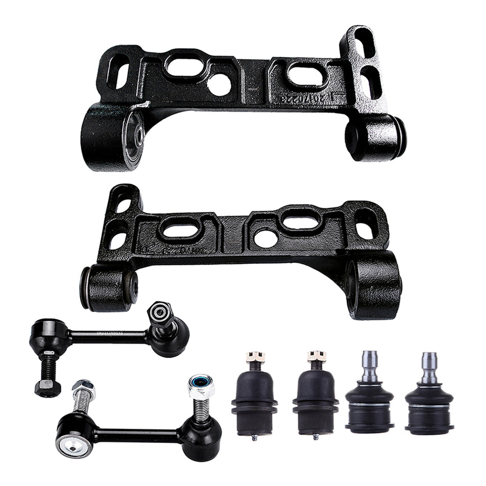 8Pcs Front Control Arms Ball Joints Suspension Kit For 2004-2007 Buick GMC Isuzu
