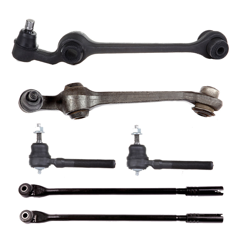 Suspension 6pcs Tie Rod Control Arm Ball Joint For 1998-2004 Dodge Intrepid