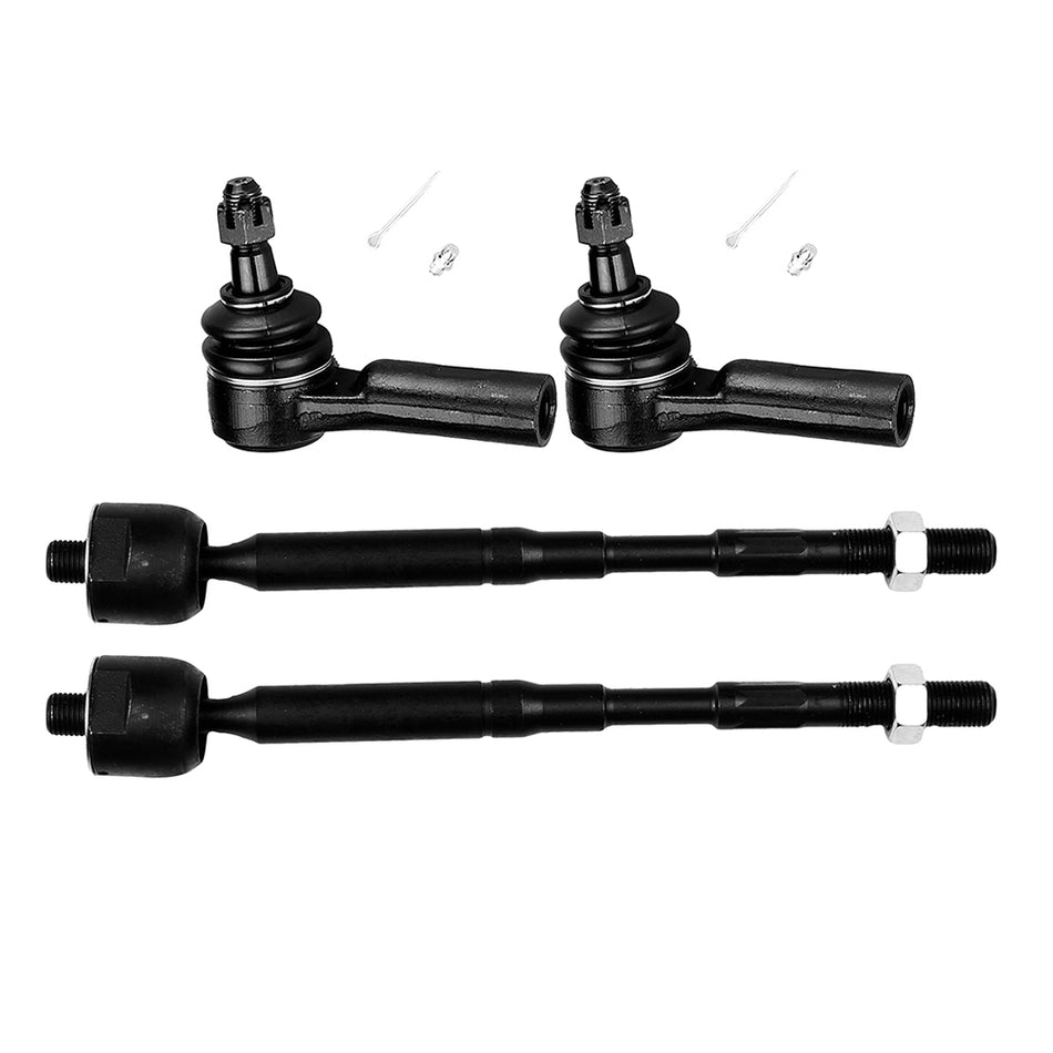 Front Outer Inner Tie Rod End Kit 06-10 Dodge Ram 1500 11-12 Ram 1500