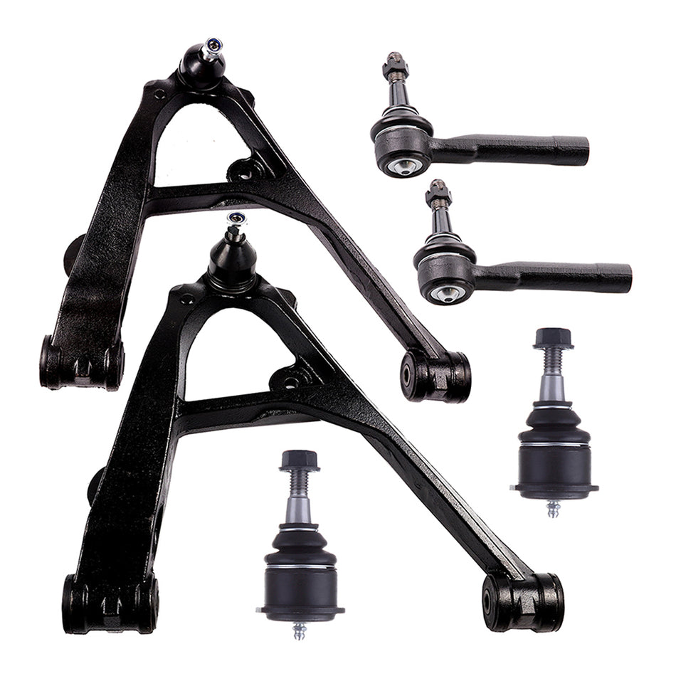 Front Lower Control Arm Tie Rod Kit 04-06 GMC Sierra 1500 01-06 GMC Yukon