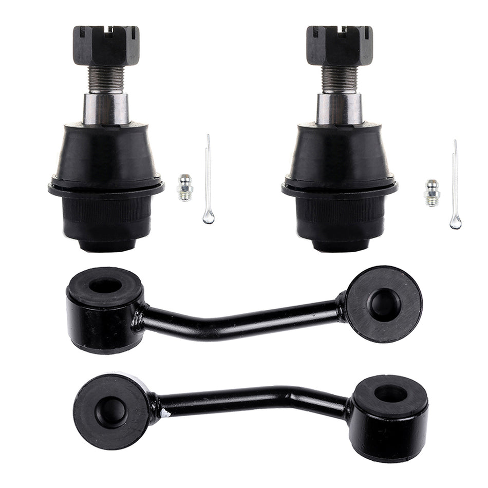For 2002-06 Freightliner Sprinter 3500 4x Front Lower Ball Joints Sway Bar Link