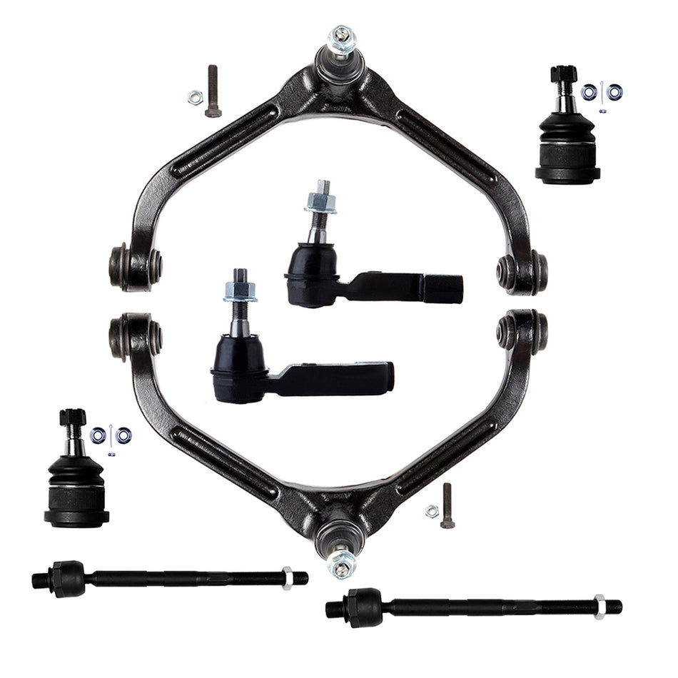2006-2007 Jeep Liberty Front Control Arm Ball Joint Tie Rod End Suspension Kit