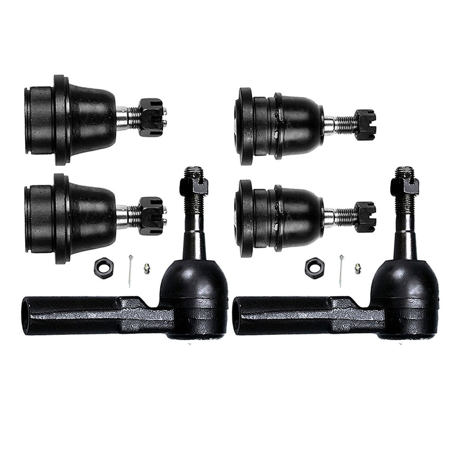 Front Lower Upper Ball Joints Steering Outer Tie Rod End For 05-15 Toyota Tacoma