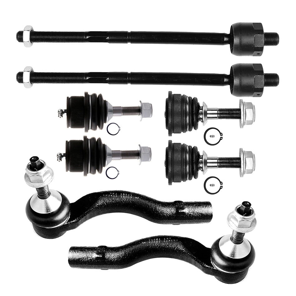 8Pcs Ball Joint Tie Rod End Part Fits 2003-2006 Mercury Grand Marquis Steering