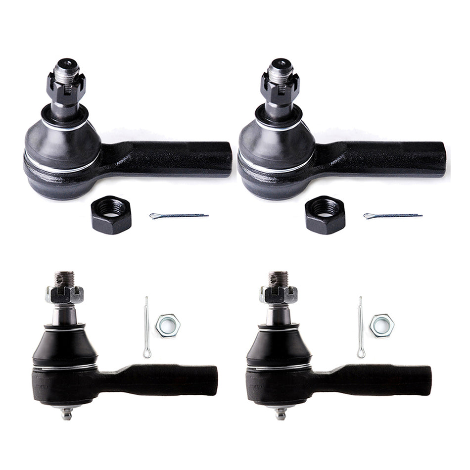Front Tie Rod End For 98-04 Nissan Frontier 00-04 Nissan Xterra 4 Pcs