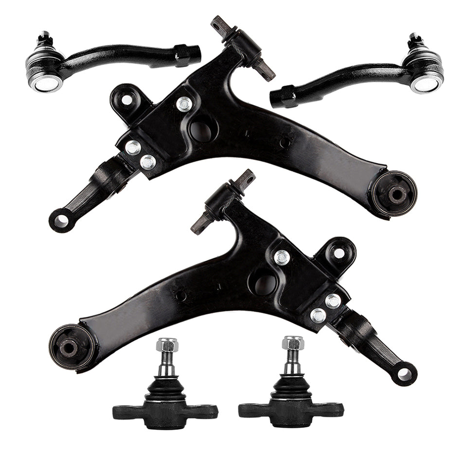 Control Arms Ball Joints Tie Rod For 99-05 Hyundai Sonata 01 Hyundai XG300