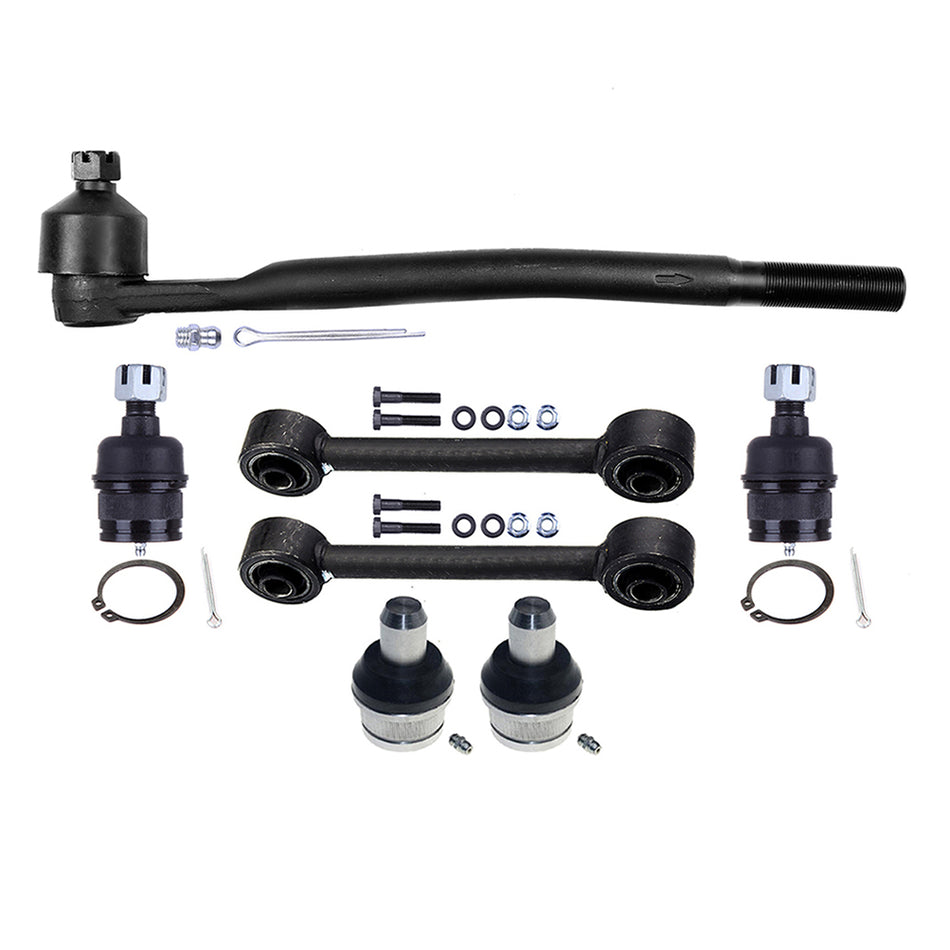 Ball Joints Sway Bar Tie Rod End Kit For 08-10 Ford F250 Super Duty F350 Super Duty 7Pcs