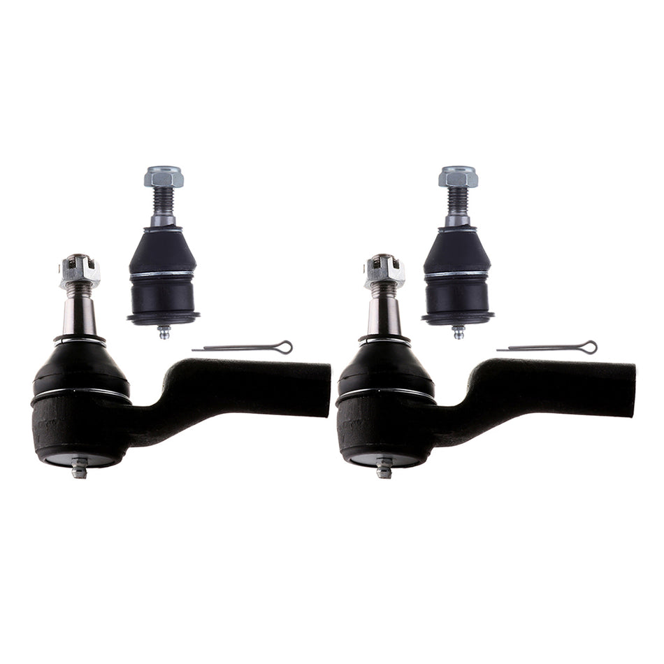 Suspension Kit 4x Lower Ball Joints Front Outer Tie Rod End Fits Lincoln
