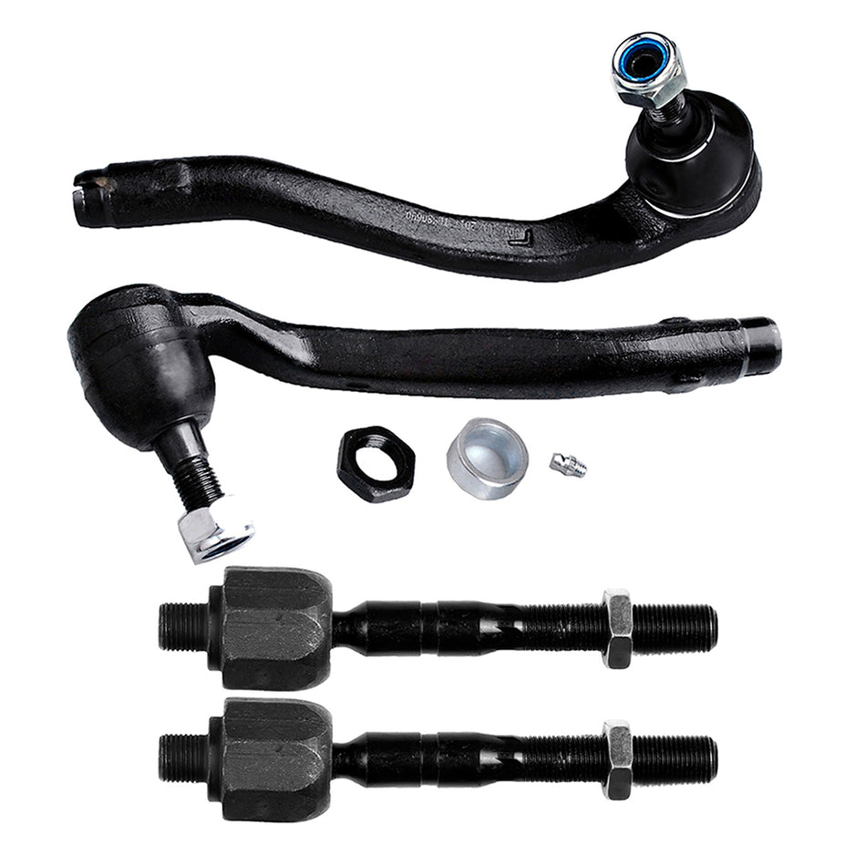 Front Inner Outer Tie Rod End Links For 98-03 Mercedes Benz ML320 03-05 Mercedes Benz ML350