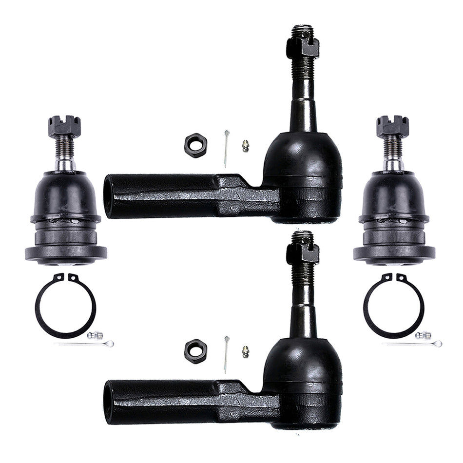 Front Lower Ball Joints Steering Outer Tie Rod End For 2005-2015 Toyota Tacoma