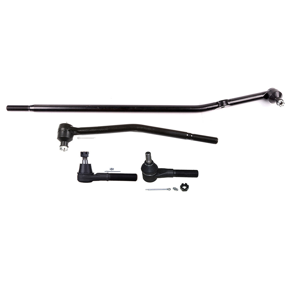 4 Pieces Front Outer Tie Rod Link Center Link For 95-02 Ford E-150 Econoline