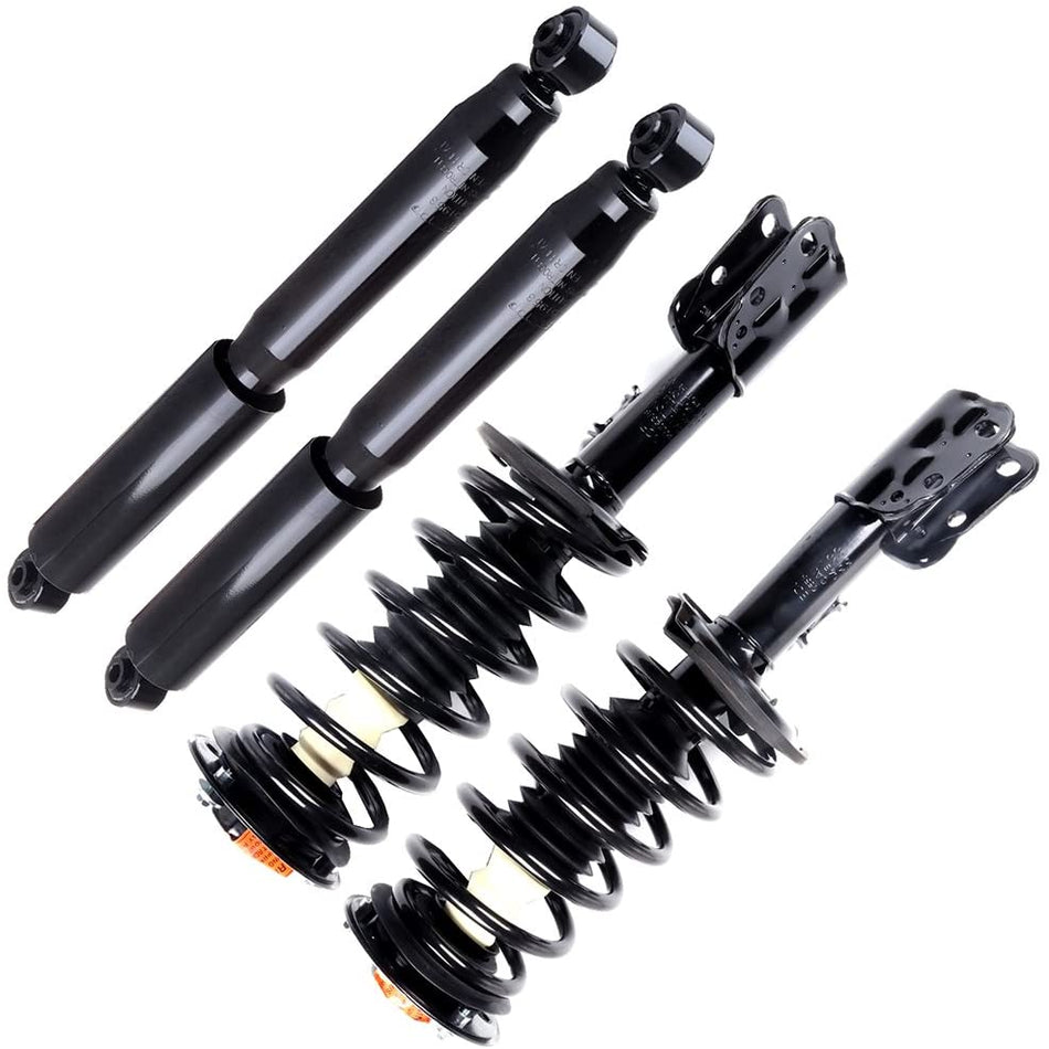 For 2007-2009 Chevrolet Equinox Pontiac Torrent Front Rear Quick Complete Strut Assembly