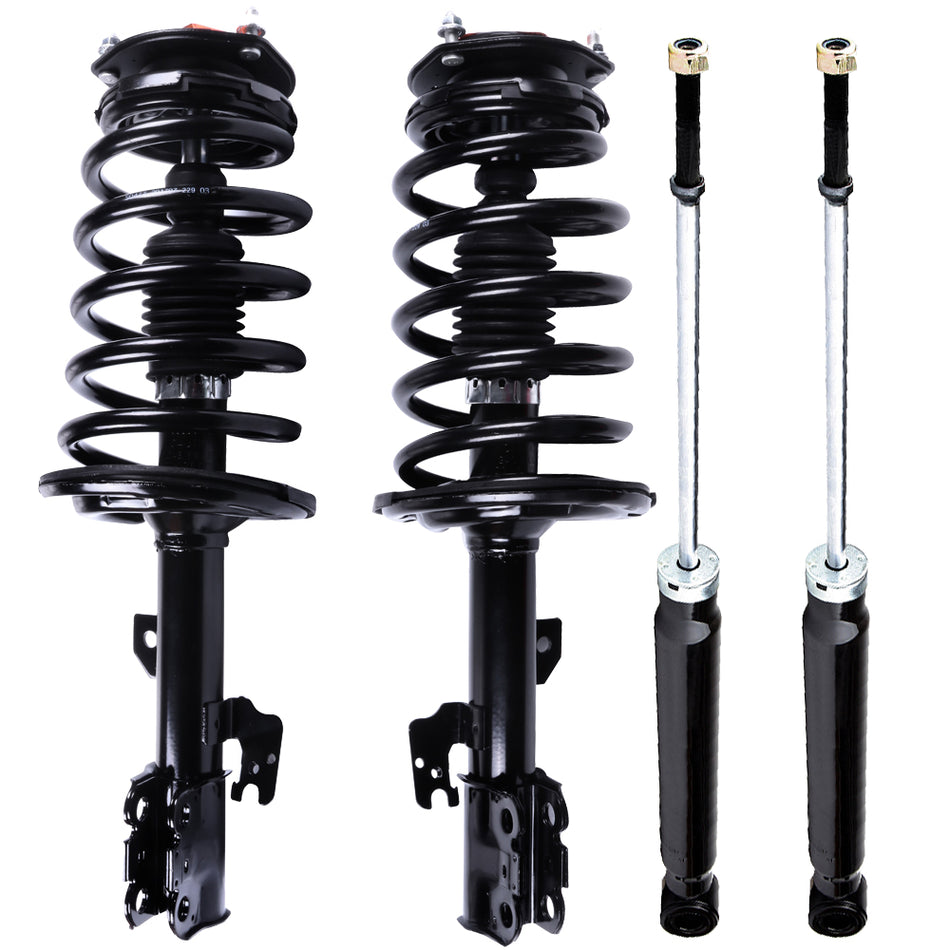 Front Rear Quick Complete Strut Assembly For 2005-2010 Toyota Sienna Left Right