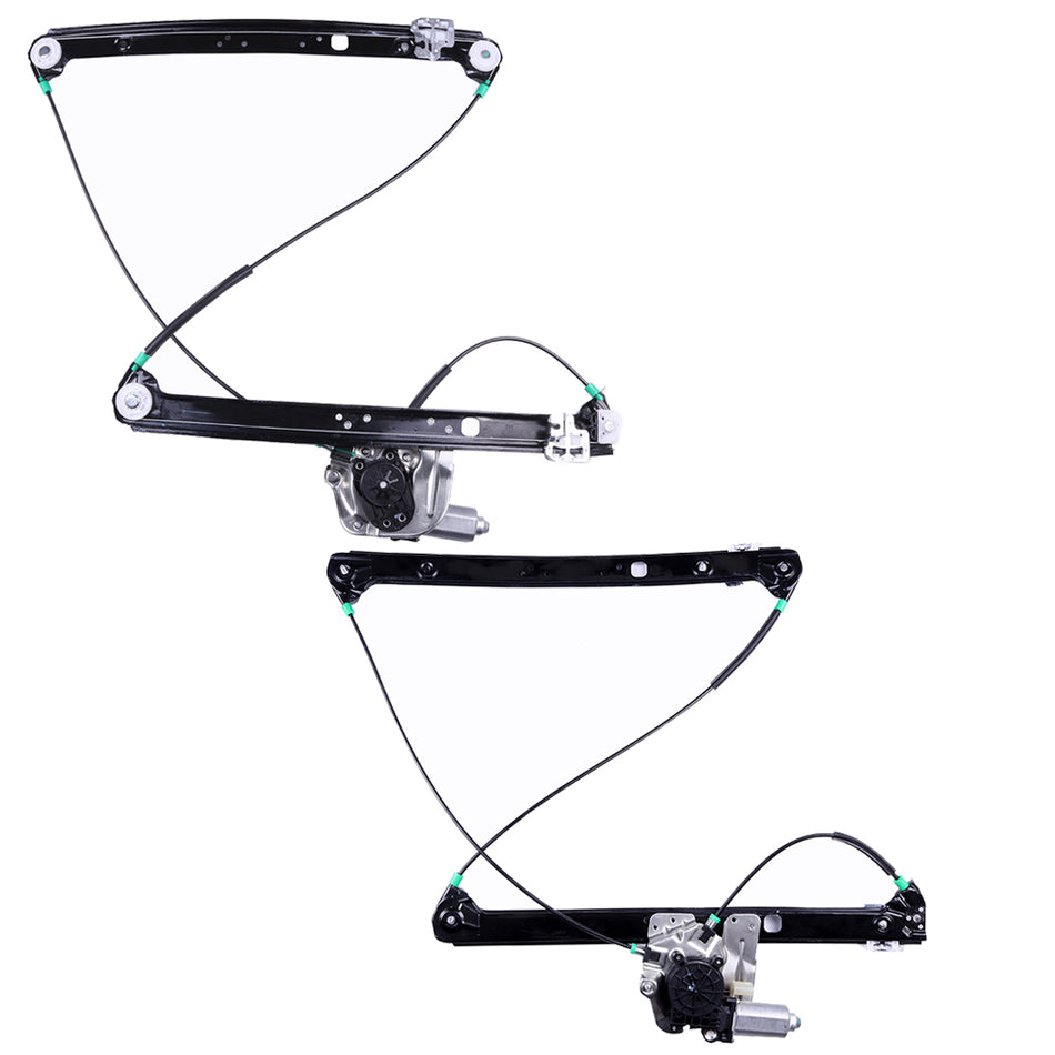 2000-2006 BMW X5 Power Window Regulator With Motor Front Pair
