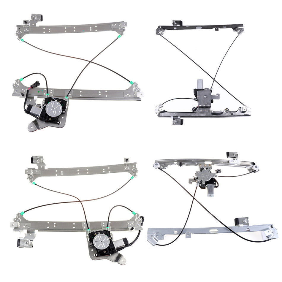 Motor Window Regulator For 01-06 GMC Sierra 1500 01-06 Chevrolet Silverado 1500