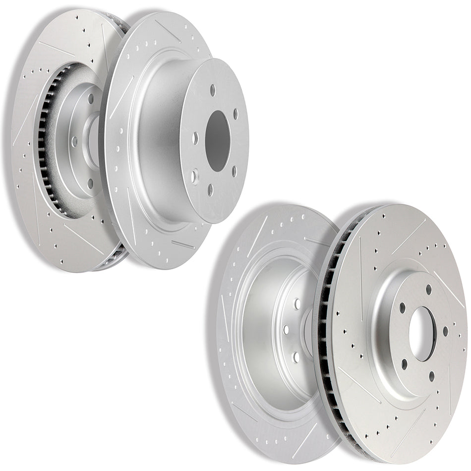 2007-2008 Nissan Maxima 3.0L Brake Rotors 5 Lugs Front & Rear 4 Pcs