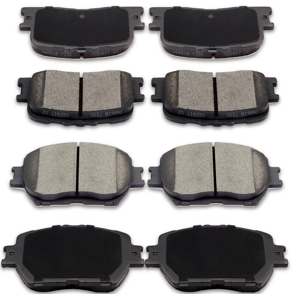2002-2006 Toyota Camry Front Rear Ceramic Brake Pads