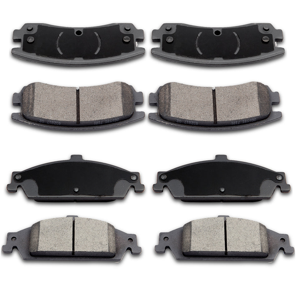 Ceramic Brake Pads 99-04 Oldsmobile Alero 99-05 Pontiac Grand Am Front Rear