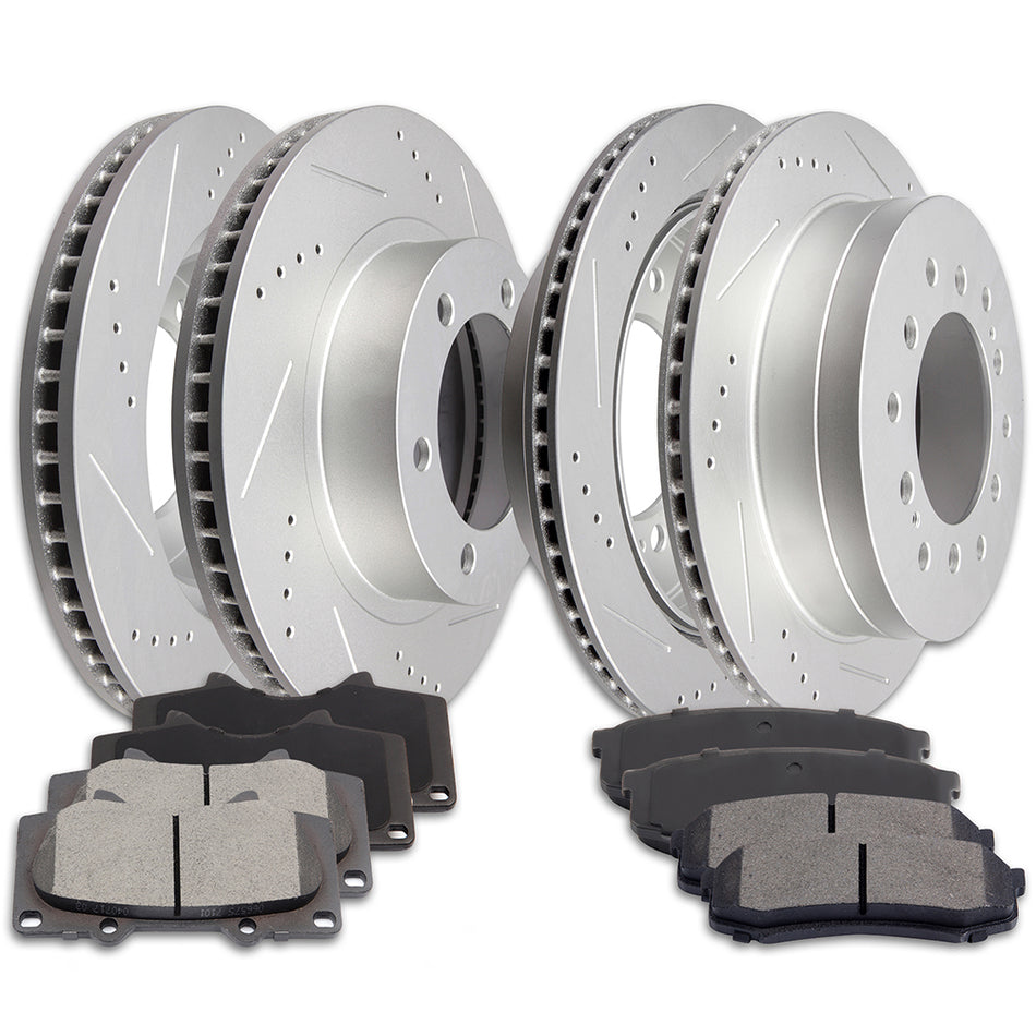 Ceramic Brake Pads & Rotors For 03-09 Toyota 4Runner 07-09 Toyota FJ Cruiser