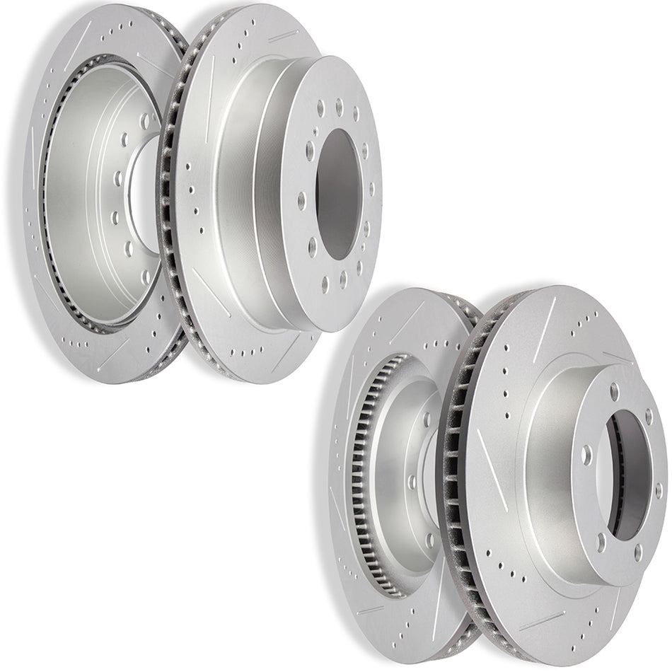 Brake Rotors For 03-09 Toyota 4Runner 07-09 Toyota FJ Cruiser Front Rear