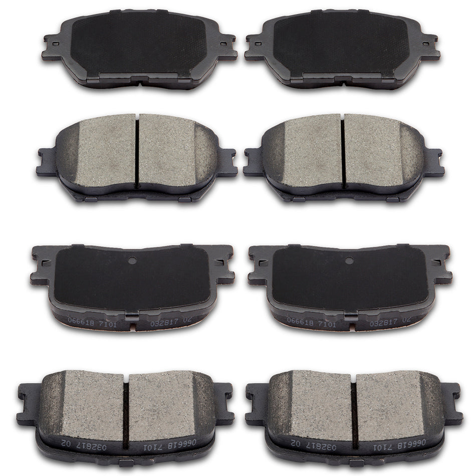 2002-2006 Toyota Camry Front And Rear Ceramic Brake Pads
