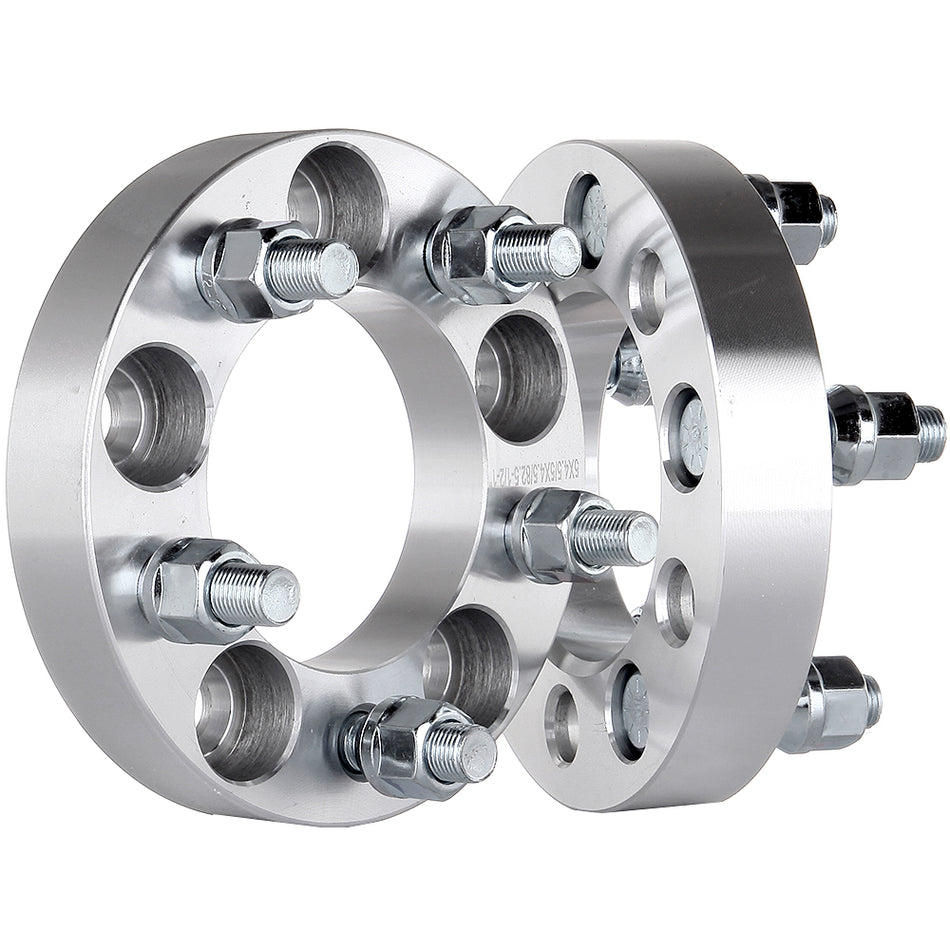 4Pcs 1 inch 25mm Thick 5x4.5 1/2 inch wheel spacers+23Pcs Lug Nuts+2 Keys For 10-14 Ford Mustang 11-12 Jeep Liberty