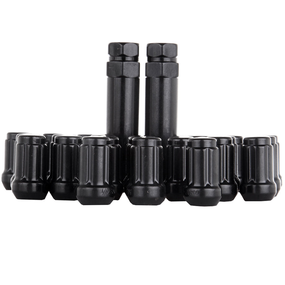 4Pcs 1 inch 5x4.5 1/2 inch Wheel Spacers For 10 Ford Explorer Ford Explorer Sport Trac (23Pcs Lug Nuts+2 Keys)