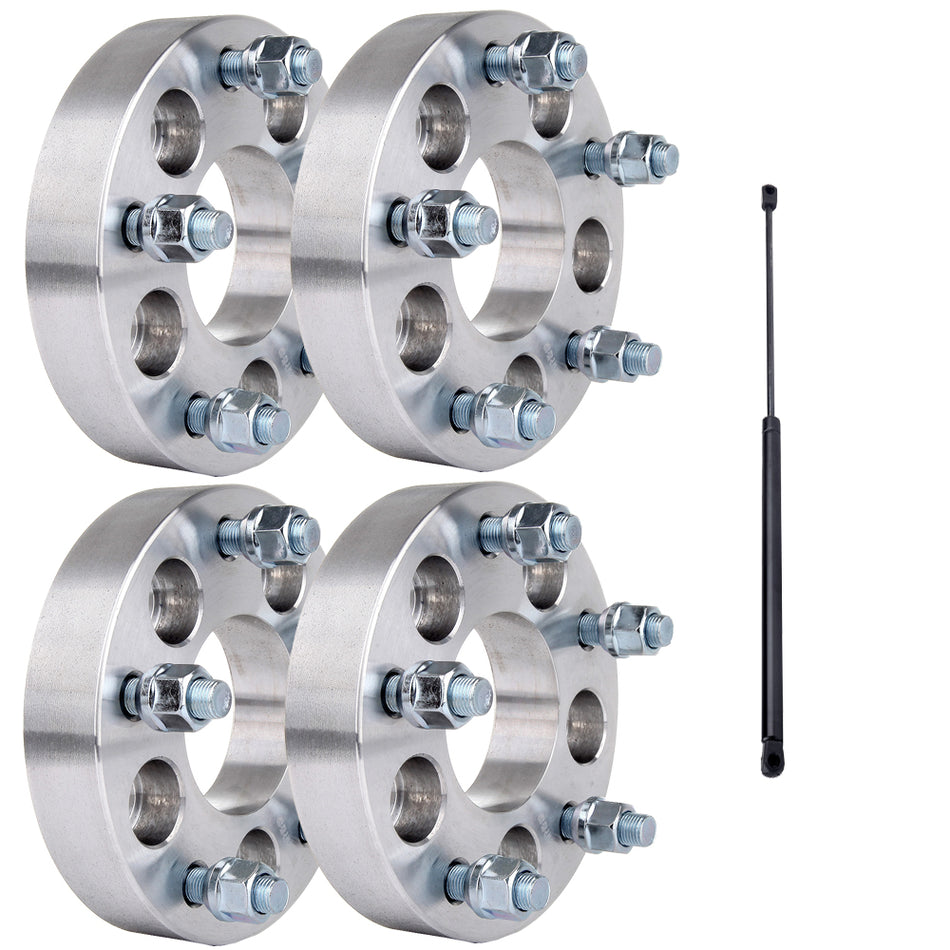 4Pcs 1.25 inch 5x4.5 to 5x5 Wheel Spacers 2 Pcs Window Glass Lift Struts for Jeep