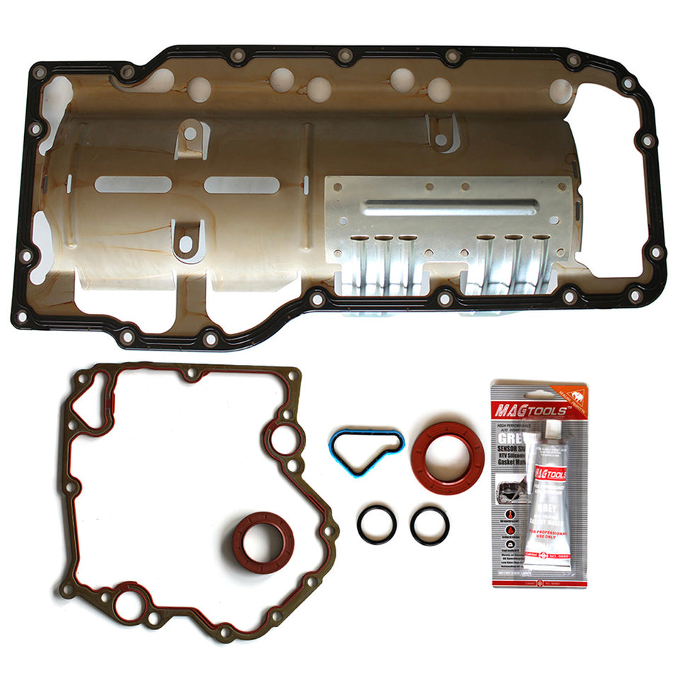 Lower Pan Gasket Set For 00-09 Dodge Durango 99-09 Jeep Grand Cherokee