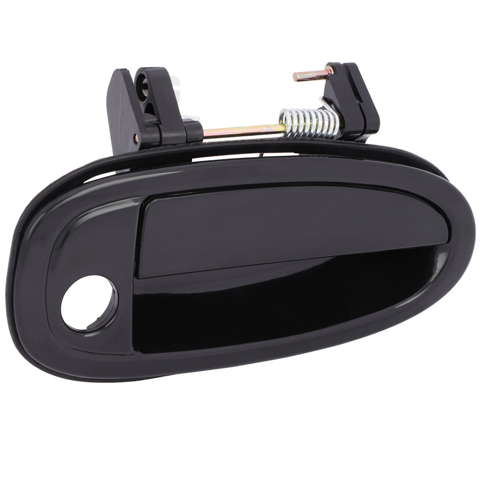1995-1999 Toyota Avalon 2PCS Door Handles Black Exterior Outside Outer Front Pair Set