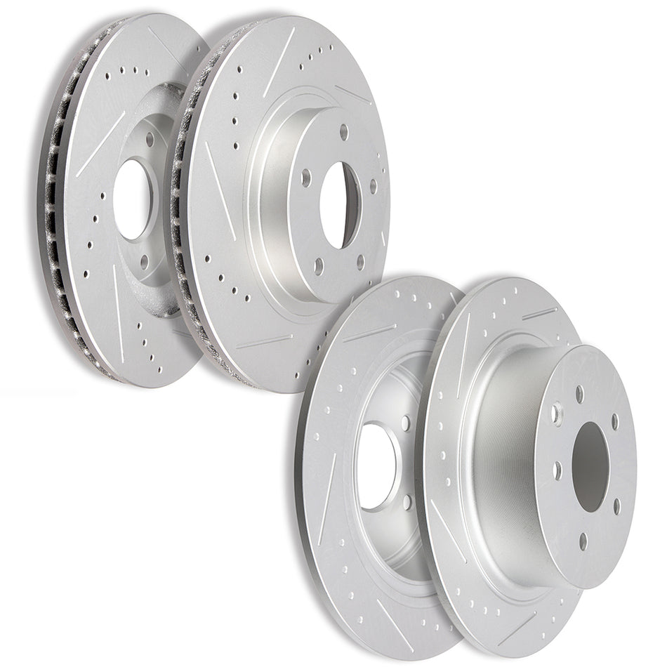 4Pcs 2002-2006 Nissan Altima Front Rear Brake Rotors Discs