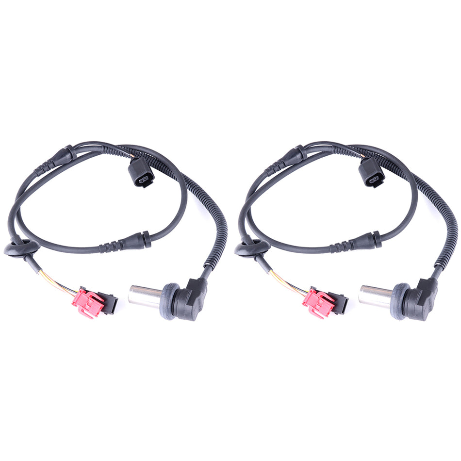 2 Brand Front Complete ABS Wheel Speed Sensor Fits Volkswagen Passat & Audi A4