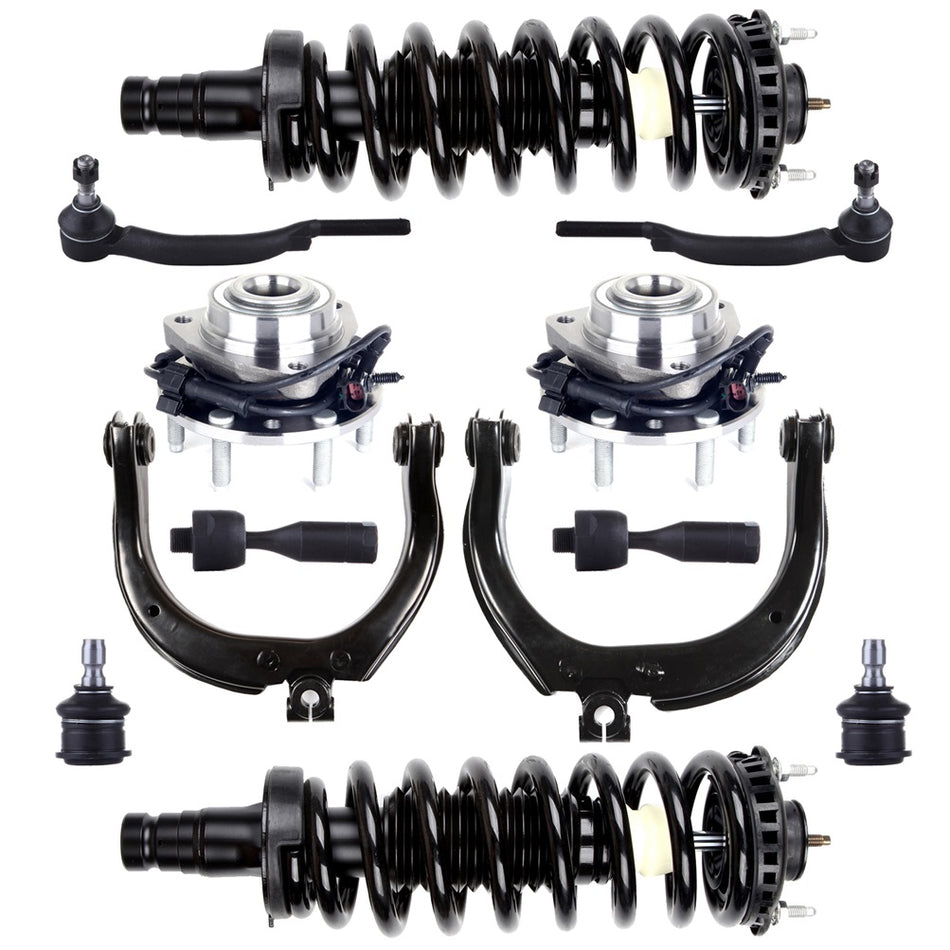 12pc Front Complete Strut Suspension Kit Wheel Hub for Chevy Oldsmobile GMC