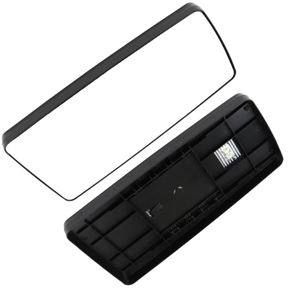 LHRH Big Mirrors Plate Heated For 02-18 International Prostar&Lonestar-1