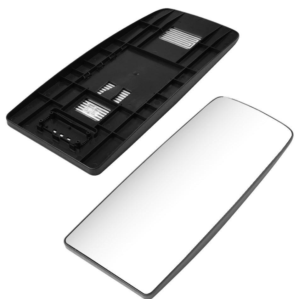 For 2005-18 Volvo VNL Big Mirrors Plate LeftRight Side Heated Mirrors Glass-1