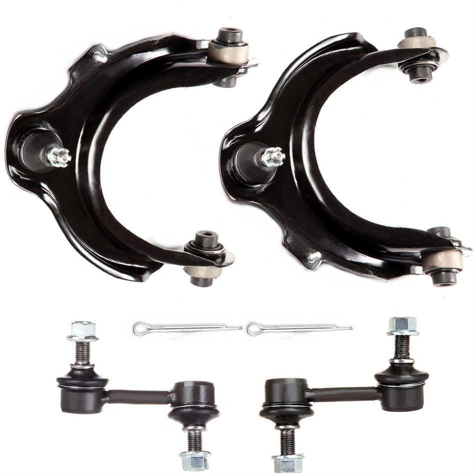 Front Upper Control Arm Ball Joint Sway Bar Suspension Kit For 2003-2007 Accord
