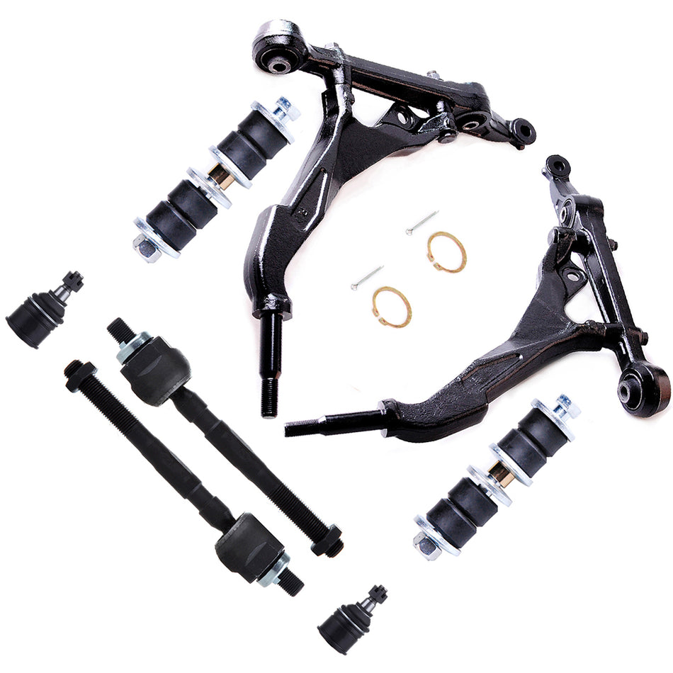 Front Lower Control Arm Ball Joint Tie Rod End Suspension For 1994-2001 Integra
