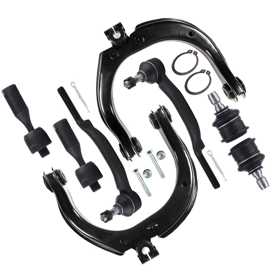 8 Front Control Arm Ball Joint Tie Rod End For Chevrolet Trailblazer GMC Envoy