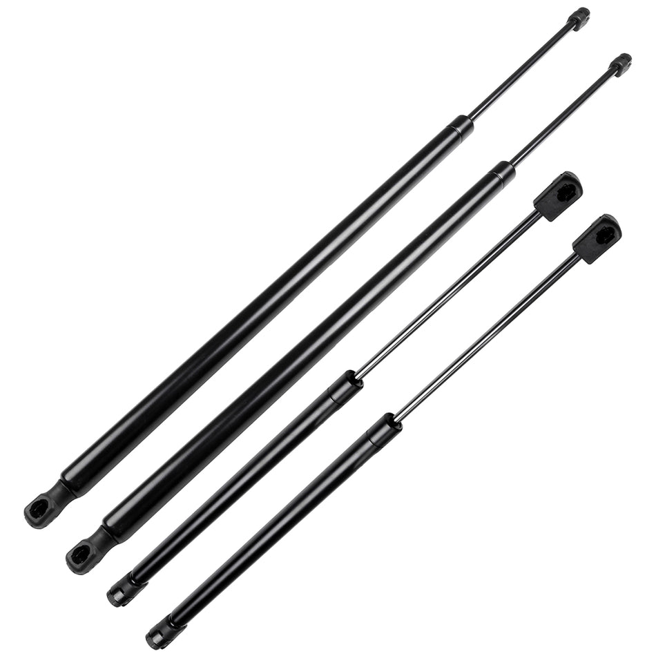 2011-2013 Jeep Grand Cherokee Window Tailgate Lift Supports Gas Struts 4Pcs